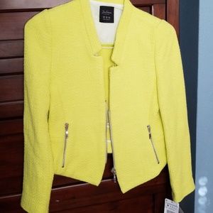 Neon yellow blazer